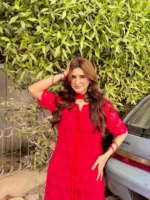 Red Croshia Net Stitched - Image 5