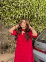 Red Croshia Net Stitched - Image 4