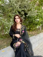 Ethereal Black- Sheesha Silk Stitched - Image 3