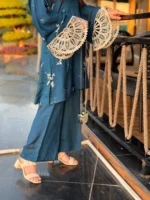 Forever Style Teal Blue Stitched - Image 5