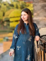 Forever Style Teal Blue Stitched - Image 3