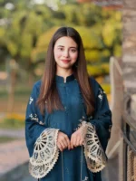 Forever Style Teal Blue Stitched - Image 2