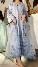 Timeless Grey Blue Elegance Stitched - Image 6