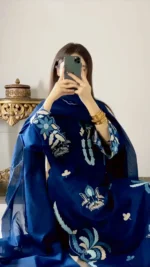 Teal Blue Elegant & Classy Stitched - Image 6