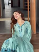 Mint Green Elegant & Classy Stitched - Image 6