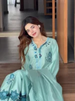 Mint Green Elegant & Classy Stitched - Image 3