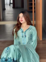 Mint Green Elegant & Classy Stitched - Image 2