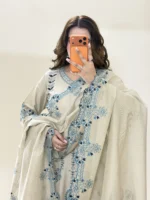 Timeless Beige Ivory Elegance Stitched - Image 12