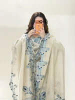 Timeless Beige Ivory Elegance Stitched - Image 11