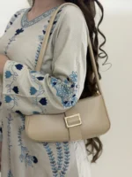 Timeless Beige Ivory Elegance Stitched - Image 7