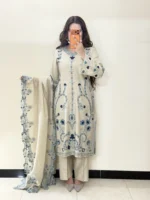 Timeless Beige Ivory Elegance Stitched - Image 2