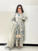 Timeless Beige Ivory Elegance Stitched - Image 4