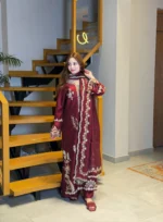 Mehroon Elegant & Classy Stitched Unstitched