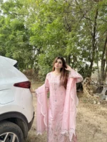 Blush Pink  RJF073 Unstitched - Image 9