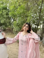 Blush Pink  RJF073 Unstitched - Image 12